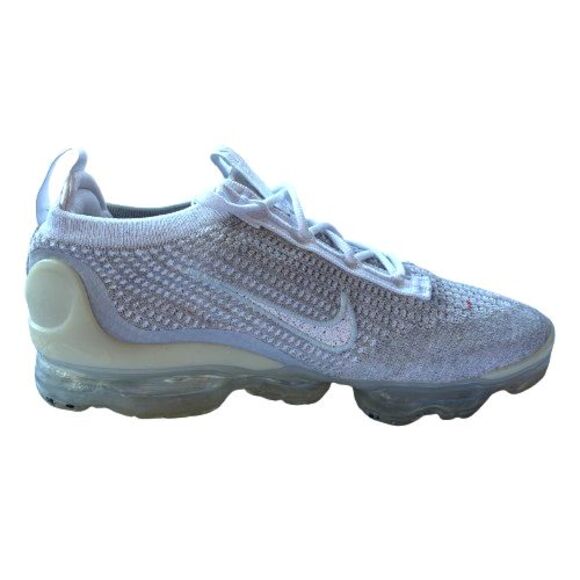 Nike Air VaporMax 2021 Flyknit White Pure Platinum Women's Size 9 Running Shoes - Picture 5 of 9